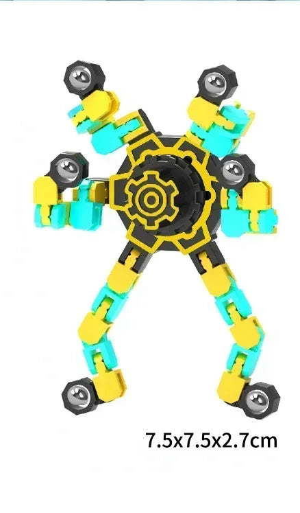 Modular Fidget Spinner: Glow-in-the-Dark Edition