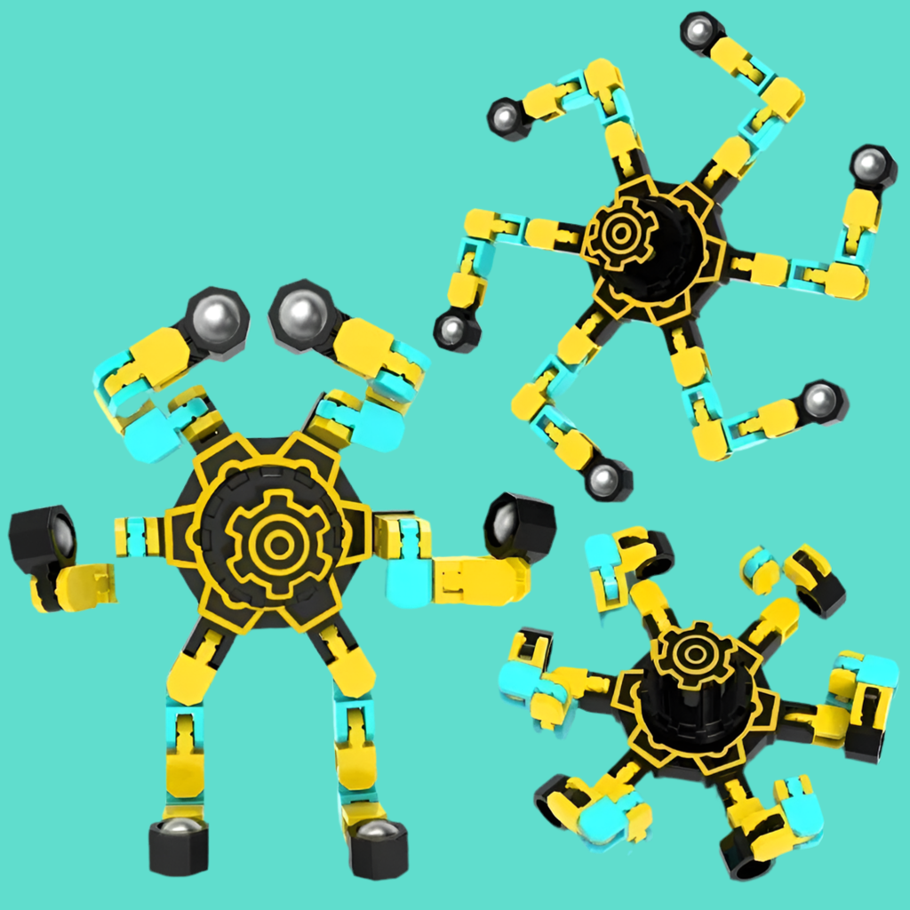 Modular Fidget Spinner: Glow-in-the-Dark Edition