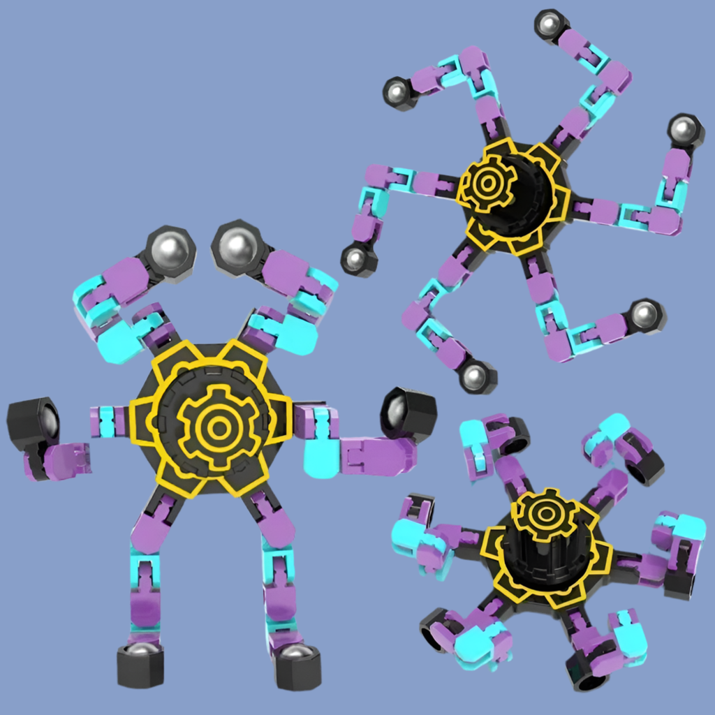 Modular Fidget Spinner: Glow-in-the-Dark Edition
