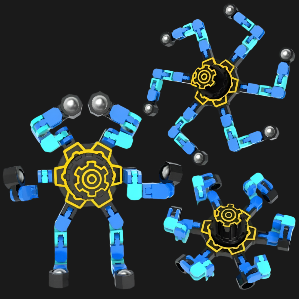 Modular Fidget Spinner: Glow-in-the-Dark Edition