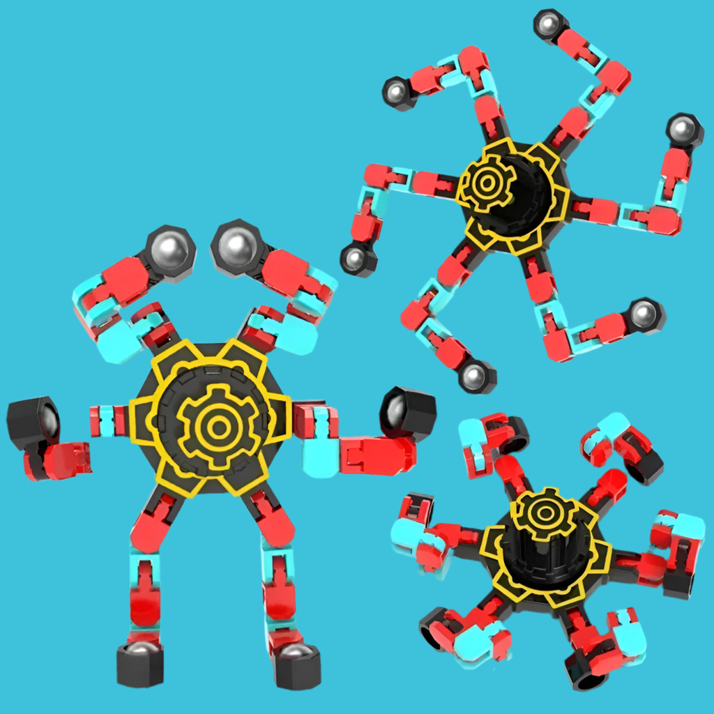 Modular Fidget Spinner: Glow-in-the-Dark Edition