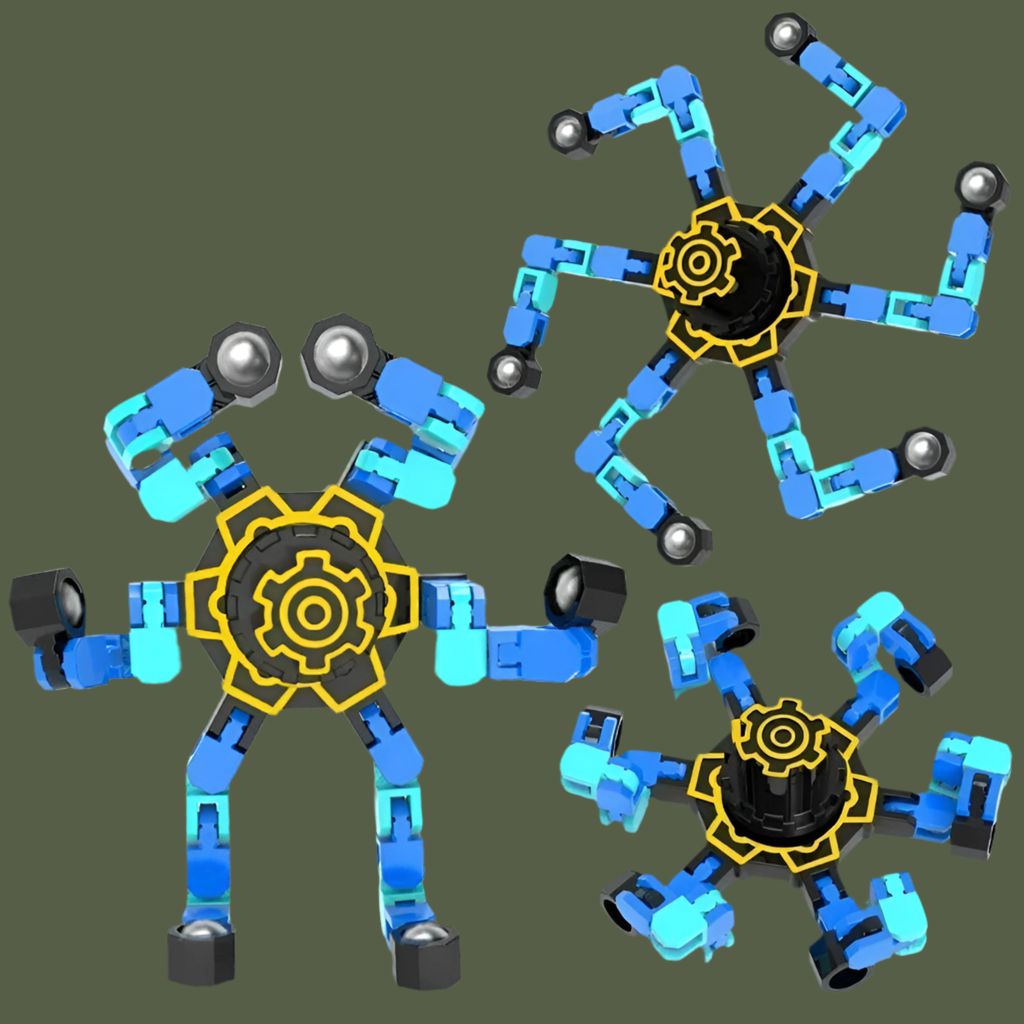 Modular Fidget Spinner: Glow-in-the-Dark Edition