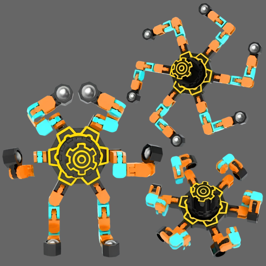 Modular Fidget Spinner: Glow-in-the-Dark Edition