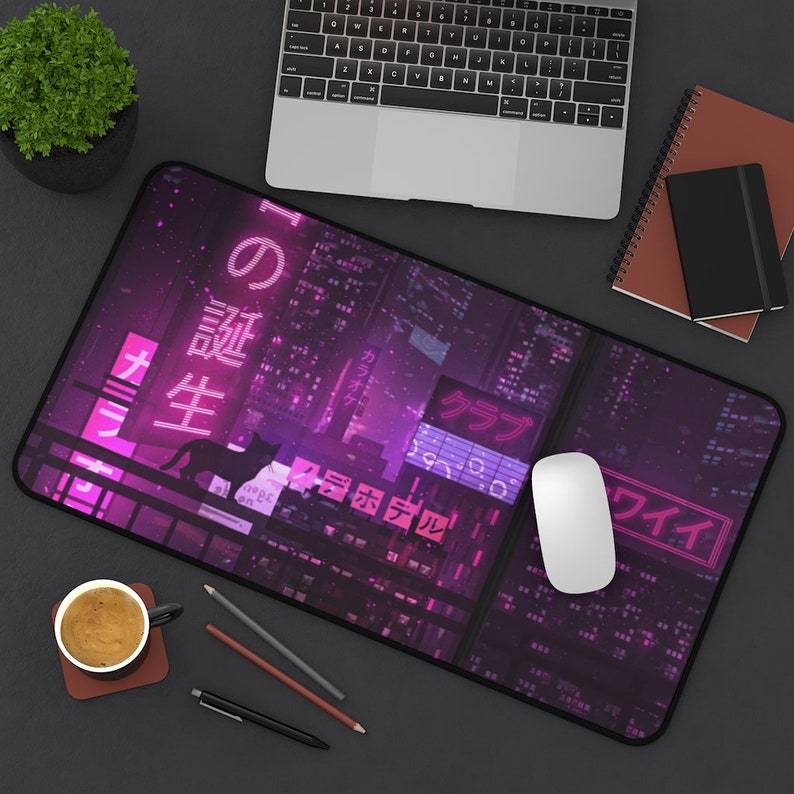 Tokyo Nights Gaming Mouse Pad – Neon City Edition